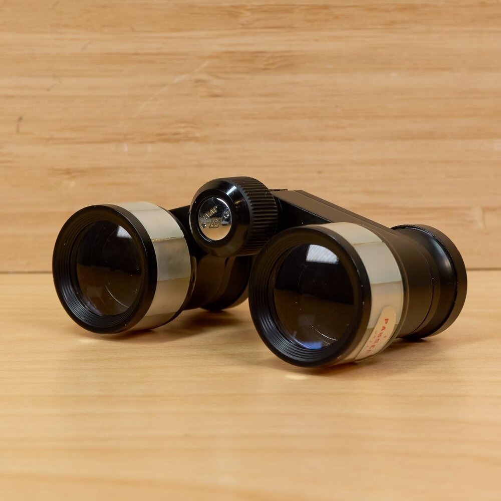 Vintage TJK Perle Opera Glasses, Coated 3X Binoculars, Made in Japan